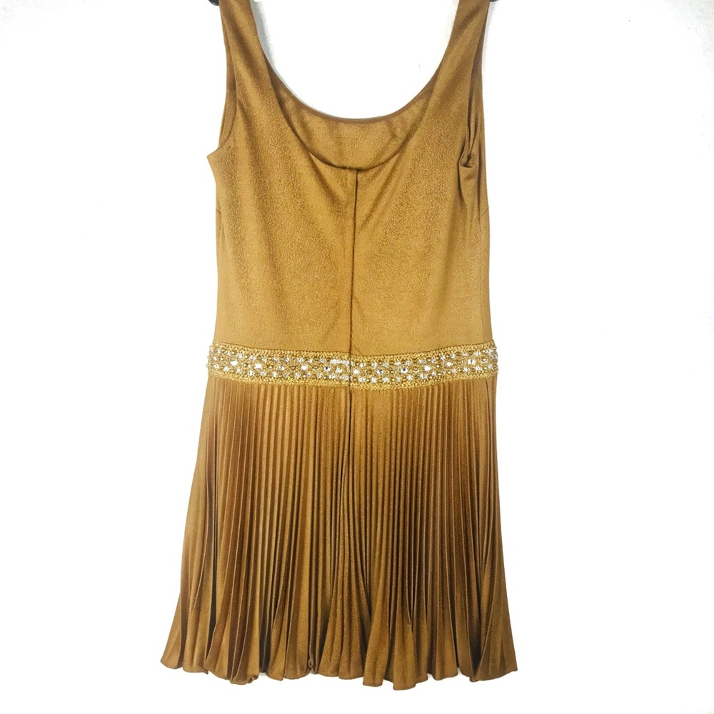 Vintage Gold embellished party dress - Picture 7 of 8